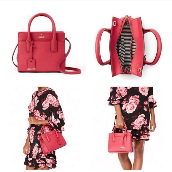 GUC Kate spade | Cameron Street Mini Candace Satchel Crossbody, Burgundy - Picture 8 of 16